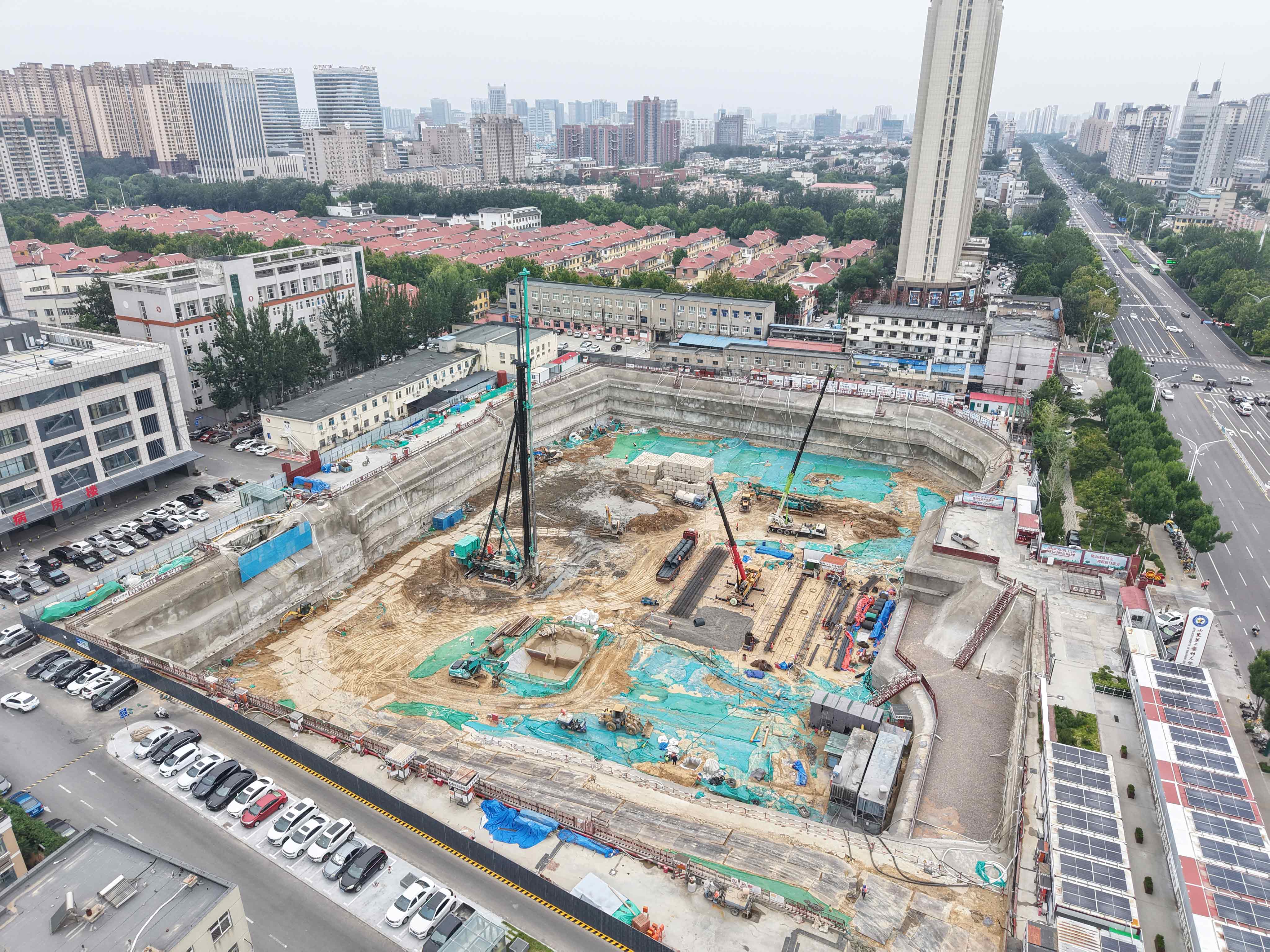 奋战“鸢都之城”,上工MS系列双轮搅在百米基坑上演止水攻坚战! 奋战“鸢都之城”,上工MS系列双轮搅在百米基坑上演止水攻坚战!