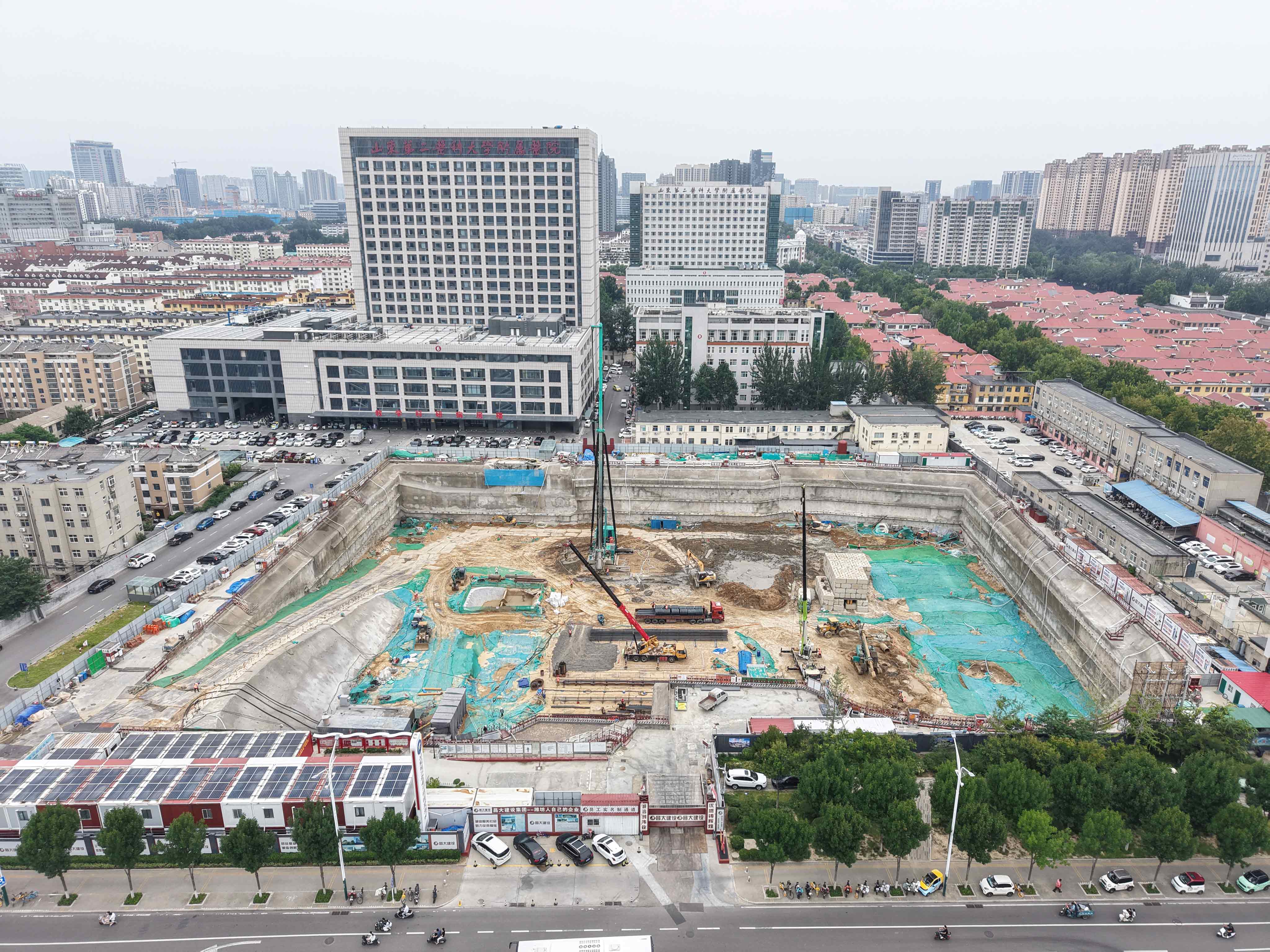奋战“鸢都之城”，上工MS系列双轮搅在百米基坑上演止水攻坚战！