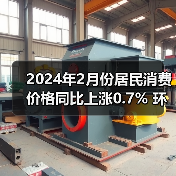 2024年2月份居民消费价格同比上涨0.7% 环比上涨1.0% 2024年2月份居民消费价格同比上涨0.7% 环比上涨1.0%