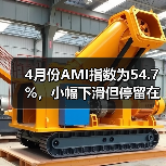 4月份AMI指数为54.7%,小幅下滑但停留在景气区间 4月份AMI指数为54.7%,小幅下滑但停留在景气区间