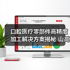 口腔医疗零部件高精度加工解决方案揭秘 山高刀具技术解析