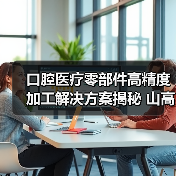 口腔医疗零部件高精度加工解决方案揭秘 山高刀具技术解析