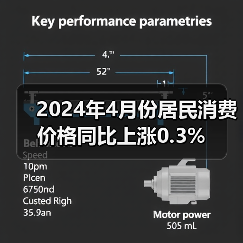 2024年4月份居民消费价格同比上涨0.3%