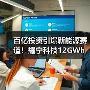 百亿投资引爆新能源赛道!耀宁科技12GWh项目启动 百亿投资引爆新能源赛道!耀宁科技12GWh项目启动