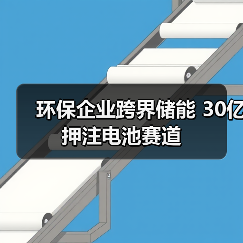 环保企业跨界储能 30亿押注电池赛道 环保企业跨界储能 30亿押注电池赛道