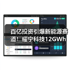 百亿投资引爆新能源赛道!耀宁科技12GWh项目启动 百亿投资引爆新能源赛道!耀宁科技12GWh项目启动