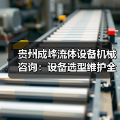 贵州成峰流体设备机械咨询:设备选型维护全流程指南 贵州成峰流体设备机械咨询:设备选型维护全流程指南