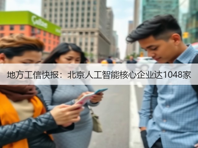 地方工信快报:北京人工智能核心企业达1048家 地方工信快报:北京人工智能核心企业达1048家