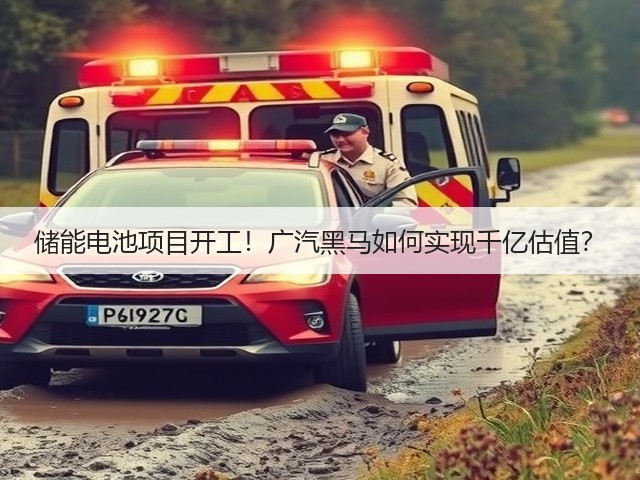 储能电池项目开工！广汽黑马如何实现千亿估值？