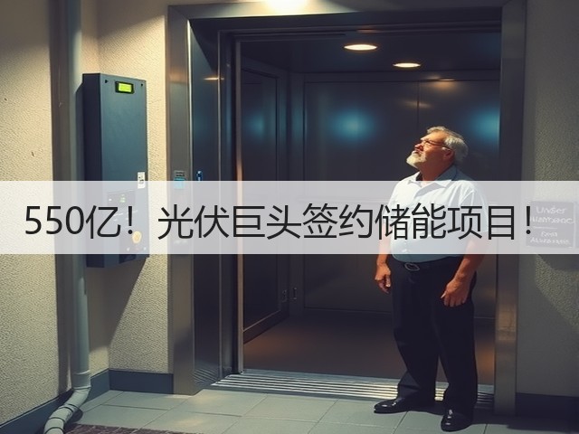 550亿!光伏巨头签约储能项目! 550亿!光伏巨头签约储能项目!