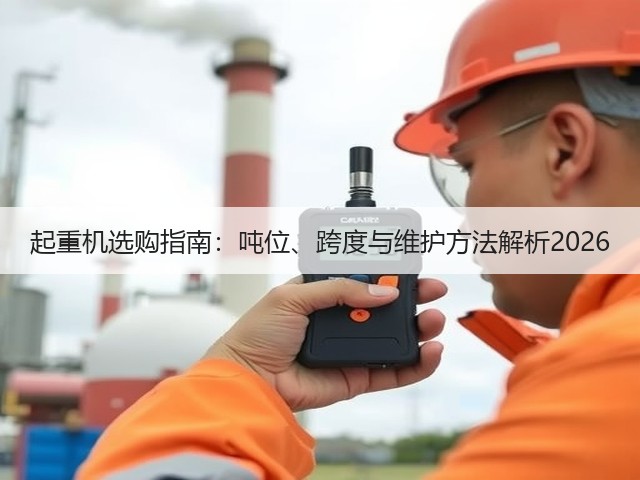 起重机选购指南：吨位、跨度与维护方法解析2026