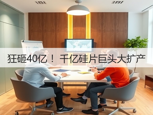 狂砸40亿 !千亿硅片巨头大扩产 狂砸40亿 !千亿硅片巨头大扩产
