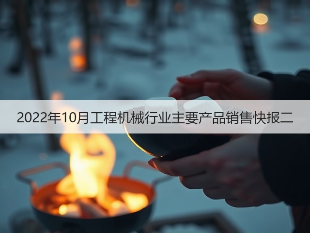 2022年10月工程机械行业主要产品销售快报二 2022年10月工程机械行业主要产品销售快报二