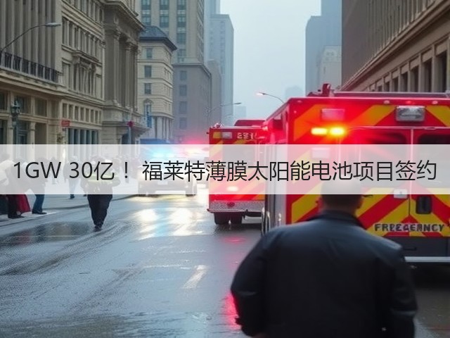1GW 30亿 !福莱特薄膜太阳能电池项目签约 1GW 30亿 !福莱特薄膜太阳能电池项目签约