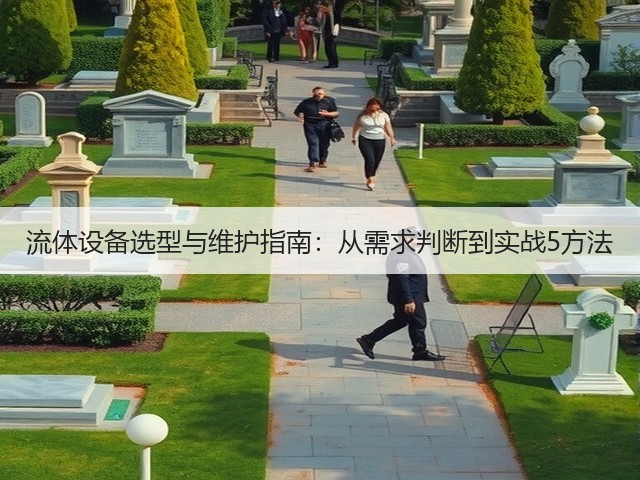 流体设备选型与维护指南:从需求判断到实战5方法 流体设备选型与维护指南:从需求判断到实战5方法
