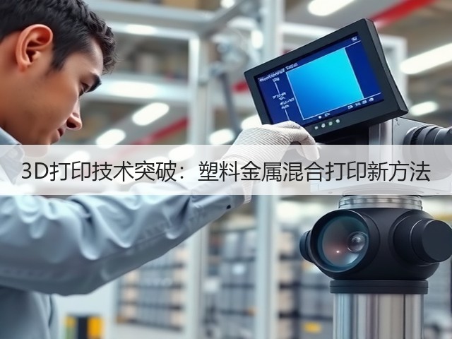 3D打印技术突破：塑料金属混合打印新方法