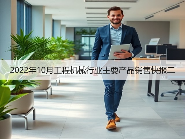 2022年10月工程机械行业主要产品销售快报二 2022年10月工程机械行业主要产品销售快报二