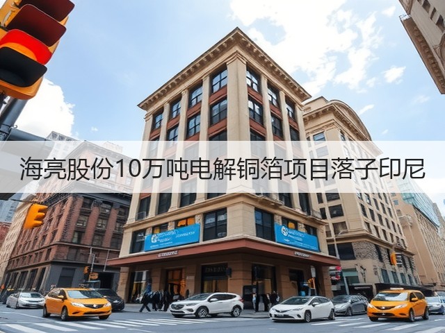 海亮股份10万吨电解铜箔项目落子印尼 海亮股份10万吨电解铜箔项目落子印尼