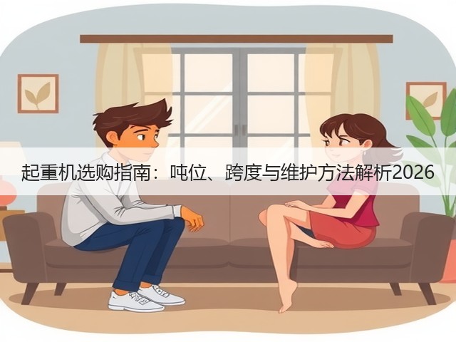 起重机选购指南：吨位、跨度与维护方法解析2026