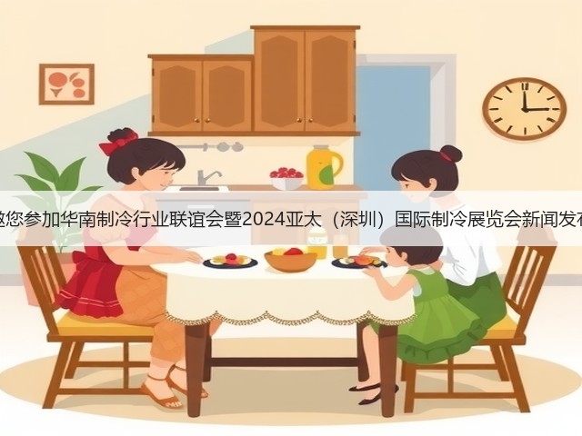 诚邀您参加华南制冷行业联谊会暨2024亚太(深圳)国际制冷展览会新闻发布会 诚邀您参加华南制冷行业联谊会暨2024亚太(深圳)国际制冷展览会新闻发布会