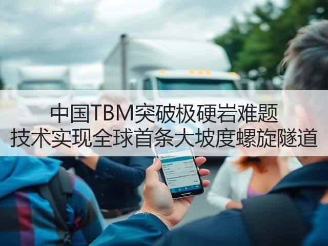 中国TBM突破极硬岩难题 技术实现全球首条大坡度螺旋隧道