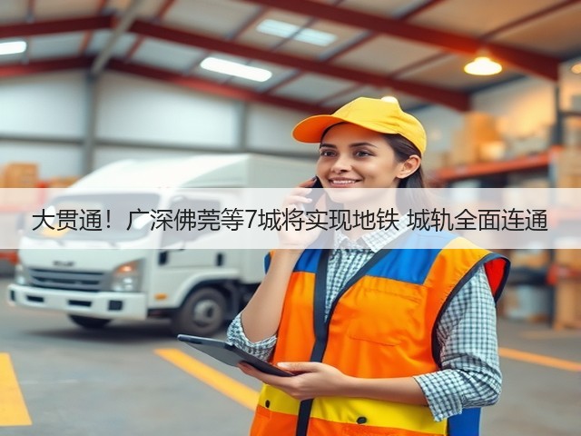 大贯通!广深佛莞等7城将实现地铁 城轨全面连通 大贯通!广深佛莞等7城将实现地铁 城轨全面连通