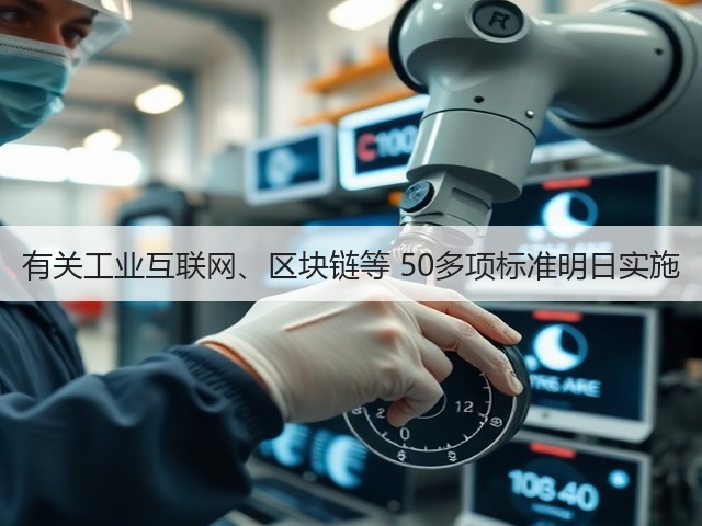 有关工业互联网、区块链等 50多项标准明日实施 有关工业互联网、区块链等 50多项标准明日实施