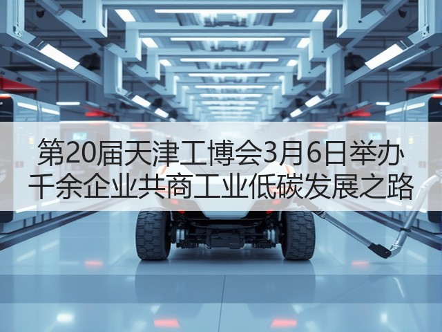 第20届天津工博会3月6日举办 千余企业共商工业低碳发展之路 第20届天津工博会3月6日举办 千余企业共商工业低碳发展之路